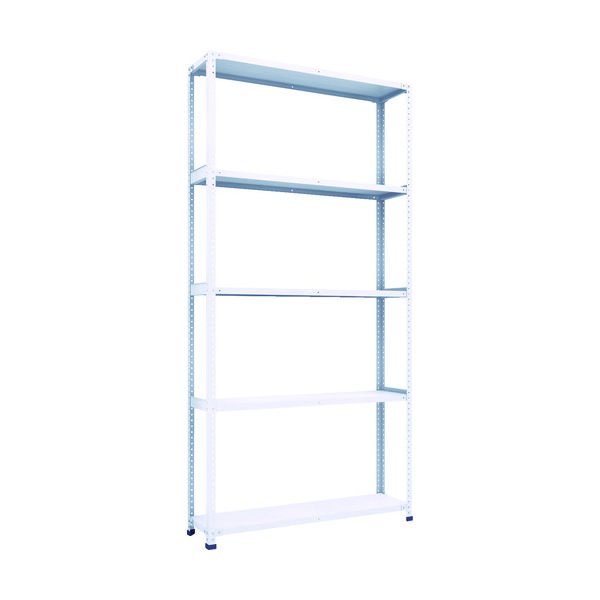 トラスコ中山 TRUSCO 軽量150型中棚ボルトレス棚 W1200XD300XH2400 5段 TLA84K-15 1台(1個)（直送品）