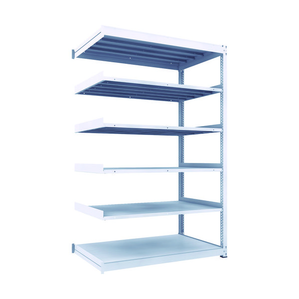 TRUSCO TUG型中量ボルトレス棚 300kg 連結型 1500×926×H2400 6段 TUG300-85Z-6B 1台(1個)（直送品）