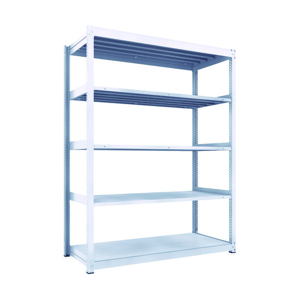 トラスコ中山 TRUSCO TUG型中量棚300kg 単体 1855X776XH2400 5段 TUG300-86J-5 1台(1個)（直送品）