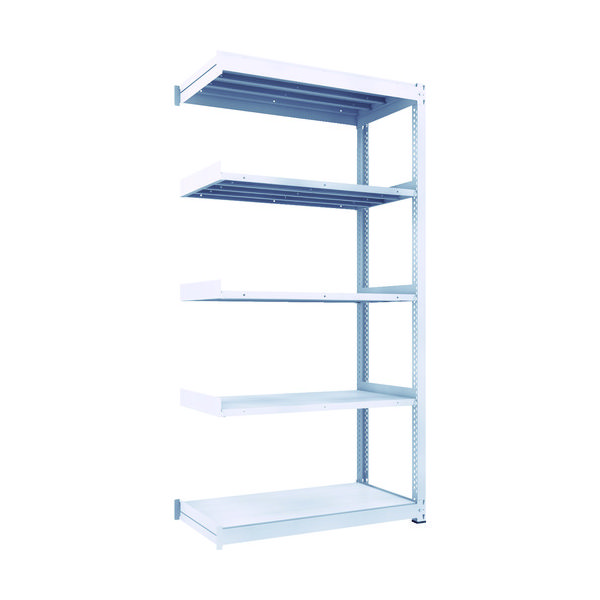 トラスコ中山 TRUSCO TUG型中量棚300kg 連結 1200X626XH2400 5段 TUG300-84L-5B 1台(1個)（直送品）