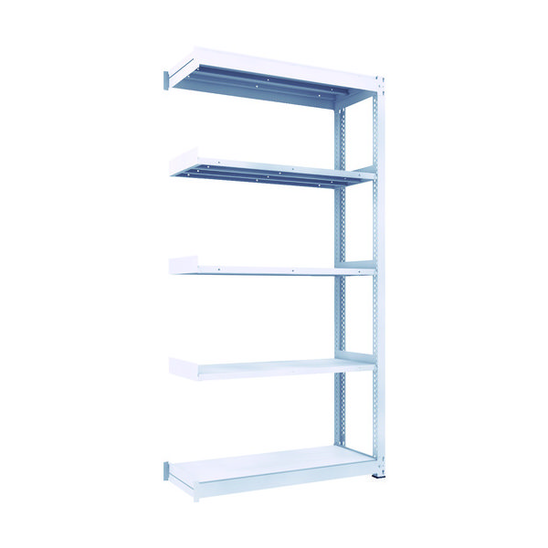 トラスコ中山 TRUSCO TUG型中量棚300kg 連結 1200X476XH2400 5段 TUG300-84S-5B 1台(1個)（直送品）