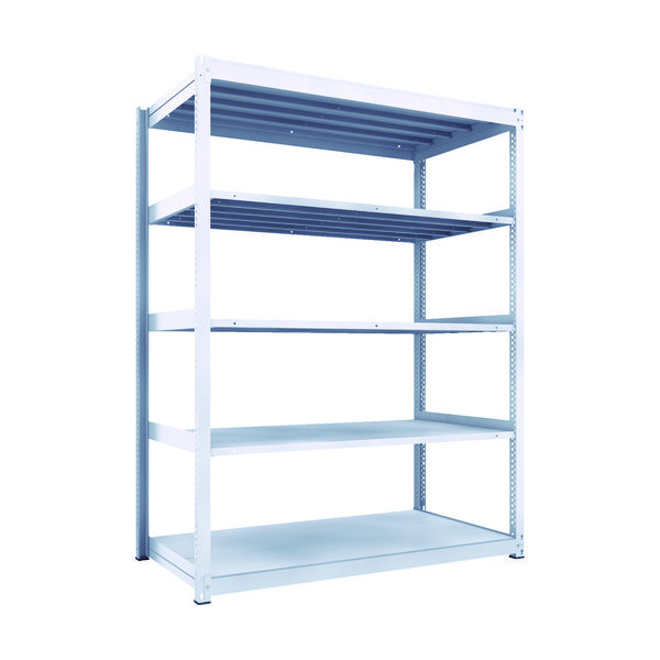 トラスコ中山 TRUSCO TUG型中量棚300kg 単体 1855X926XH2400 5段 TUG300-86Z-5 1台(1個)（直送品）