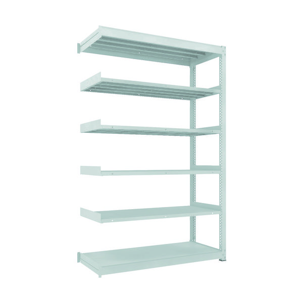 TRUSCO TUG型中量ボルトレス棚 300kg 連結型 1500×626×H2400 6段 TUG300-85L-6B 1台(1個)（直送品）