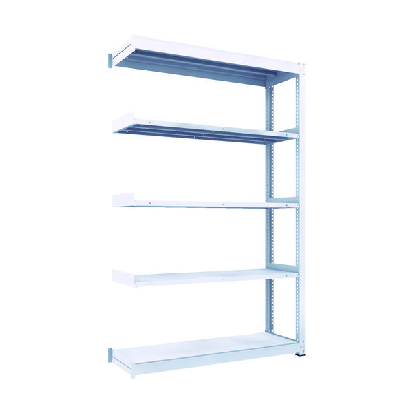 トラスコ中山 TRUSCO TUG型中量棚300kg 連結 1500X476XH2400 5段 TUG300-85S-5B 1台(1個)（直送品）