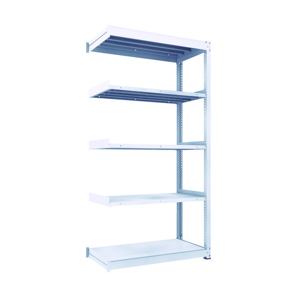 トラスコ中山 TRUSCO TUG型中量棚600kg 連結 1200X626XH2400 5段 TUG600-84L-5B 1台(1個)（直送品）