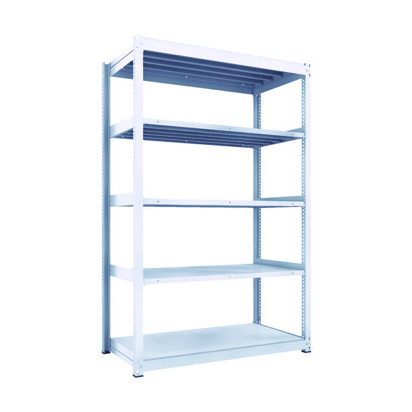 トラスコ中山 TRUSCO TUG型中量棚450kg 単体 1555X776XH2400 5段 TUG450-85J-5 1台(1個)（直送品）