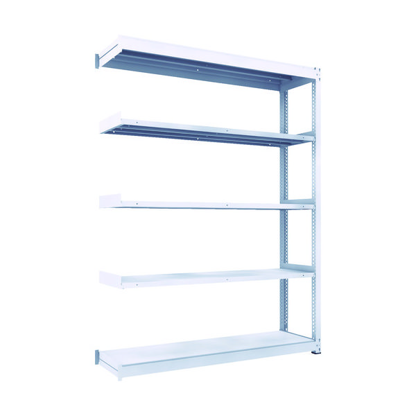 トラスコ中山 TRUSCO TUG型中量棚600kg 連結 1800X476XH2400 5段 TUG600-86S-5B 1台(1個)（直送品）