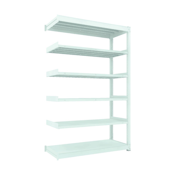 TRUSCO TUG型中量ボルトレス棚 450kg 連結型 1500×626×H2400 6段 TUG450-85L-6B 1台(1個)（直送品）