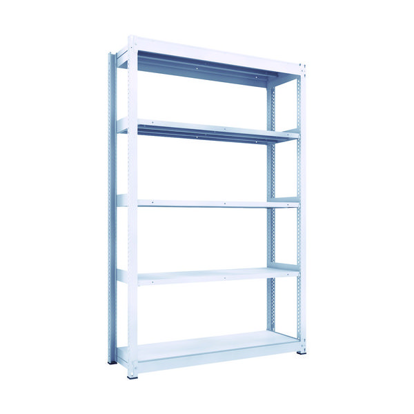 トラスコ中山 TRUSCO TUG型中量棚450kg 単体 1555X476XH2400 5段 TUG450-85S-5 1台(1個)（直送品）