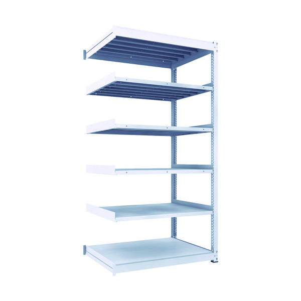 TRUSCO TUG型中量ボルトレス棚 600kg 連結型 1200×926×H2400 6段 TUG600-84Z-6B 1台(1個)（直送品）