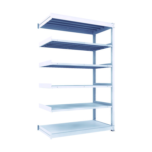 TRUSCO TUG型中量ボルトレス棚 600kg 連結型 1500×776×H2400 6段 TUG600-85J-6B 1台(1個)（直送品）