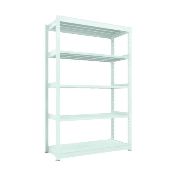 トラスコ中山 TRUSCO TUG型中量棚600kg 単体 1555X626XH2400 5段 TUG600-85L-5 1台(1個)（直送品）