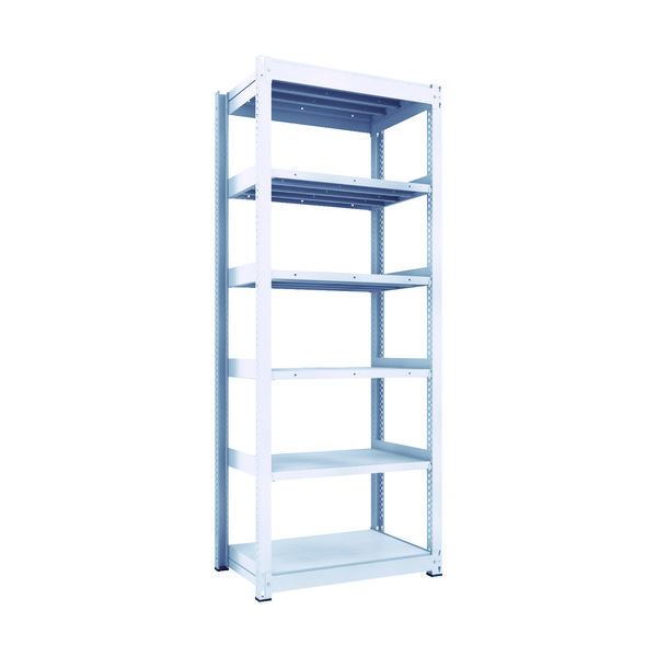 TRUSCO TUG型中量ボルトレス棚 600kg 単体型 955×626×H2400 6段 TUG600-83L-6 1台(1個)（直送品）