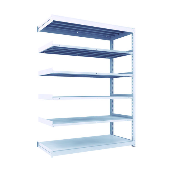 TRUSCO TUG型中量ボルトレス棚 450kg 連結型 1800×776×H2400 6段 TUG450-86J-6B 1台(1個)（直送品）