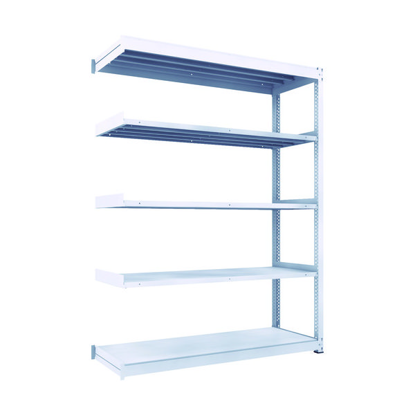 トラスコ中山 TRUSCO TUG型中量棚450kg 連結 1800X626XH2400 5段 TUG450-86L-5B 1台(1個)（直送品）