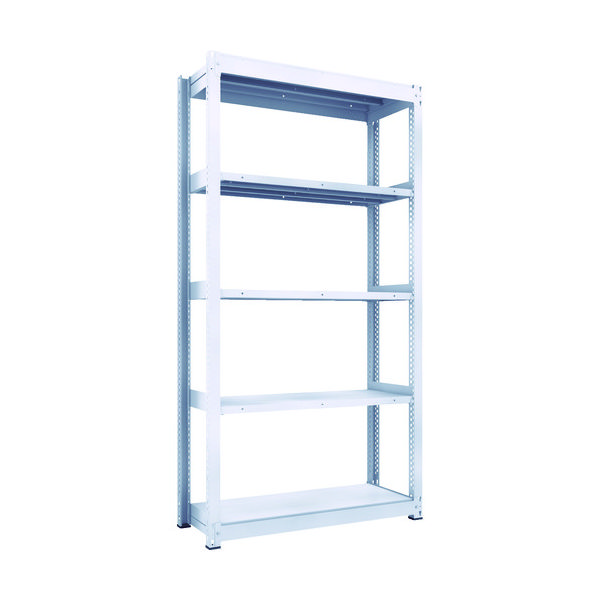 トラスコ中山 TRUSCO TUG型中量棚450kg 単体 1255X476XH2400 5段 TUG450-84S-5 1台(1個)（直送品）