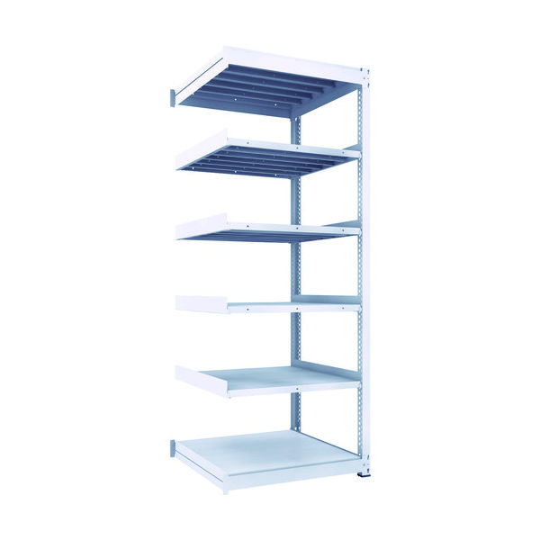 TRUSCO TUG型中量ボルトレス棚 600kg 連結型 900×926×H2400 6段 TUG600-83Z-6B 1台(1個)（直送品）