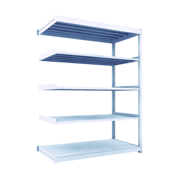 トラスコ中山 TRUSCO TUG型中量棚450kg 連結 1800X926XH2400 5段 TUG450-86Z-5B 1台(1個)（直送品）