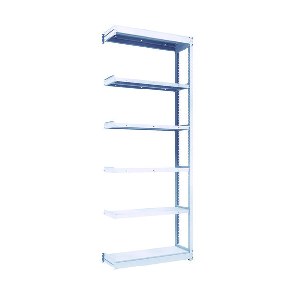 TRUSCO TUG型軽中量ボルトレス棚 200kg 連結型 940×324×H2400 6段 TUG200-83K-6B 1台(1個)（直送品）