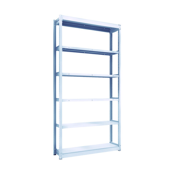 TRUSCO TUG型軽中量ボルトレス棚 200kg 単体型 1240×324×H2400 6段 TUG200-84K-6 1台(1個)（直送品）