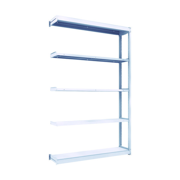 トラスコ中山 TRUSCO TUG型軽中量棚200kg連結 1540X324XH2400 5段 TUG200-85K-5B 1台(1個)（直送品）