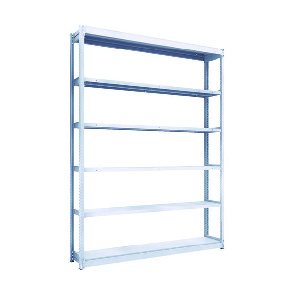 TRUSCO TUG型軽中量ボルトレス棚 200kg 単体型 1840×324×H2400 6段 TUG200-86K-6 1台(1個)（直送品）