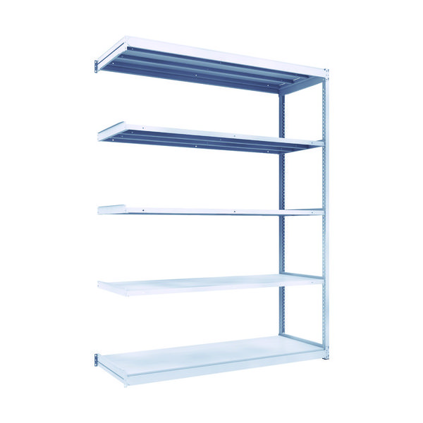 トラスコ中山 TRUSCO TUG型軽中量棚200kg連結 1840X624XH2400 5段 TUG200-86L-5B 1台(1個)（直送品）