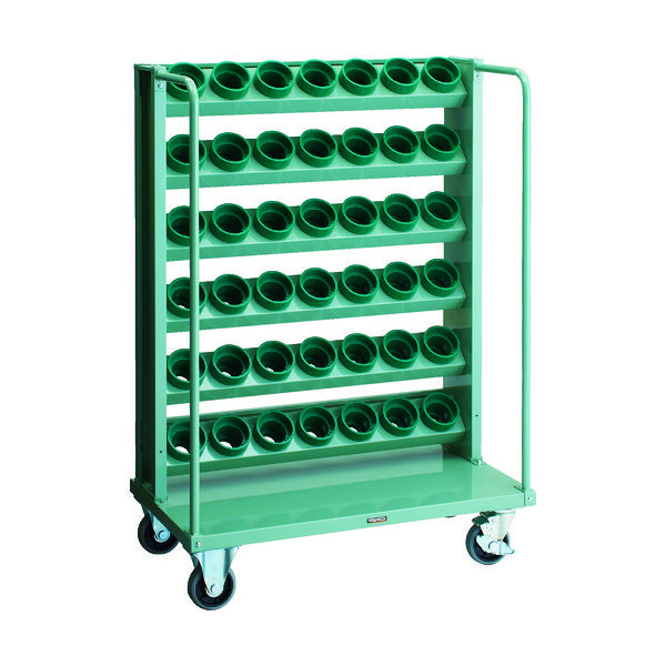 トラスコ中山 TRUSCO ツーリングワゴン HSK100A BT50 NT50兼用 6段 42個収納 VTLW-D68 1台(1個)（直送品）