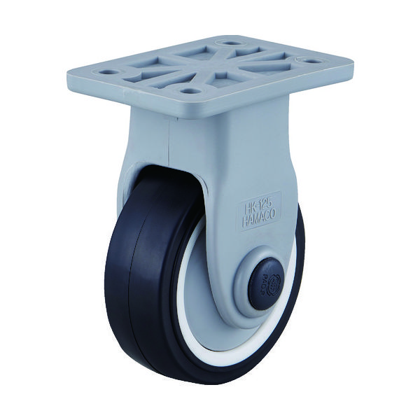 トラスコ中山 TRUSCO 樹脂カバー固定キャスターφ125 WKP-125 1個 115-5324（直送品）