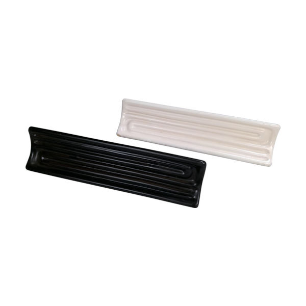 セラミックヒーター Yー1型 200Vー600W(黒/センサー付き) 幅250×長さ65mm Y-1 200V-600W(B/S) 1個（直送品）