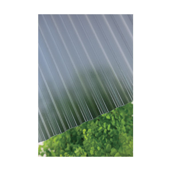 タキロンシーアイ タキロン ポリカ波板熱線カット 32波 9尺 4550ブルースモークマット 235952 1セット(10枚)（直送品）