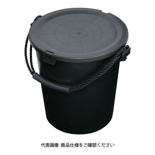 藤原産業 SK11 プラスチックペールバケツ 20L フタツキ 1個（直送品）