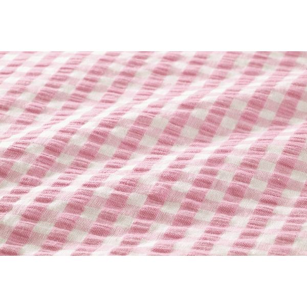 ファミリー・ライフ 先染め綿サッカーボックスシーツ 同色2枚ピンク シングル a1545010 1セット（直送品）