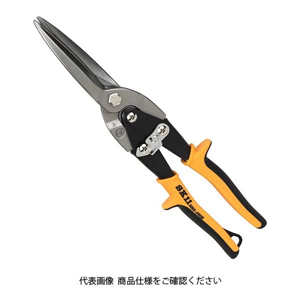 藤原産業 SK11 金切鋏 倍力型 ロング SMSー290B 1個（直送品） アスクル