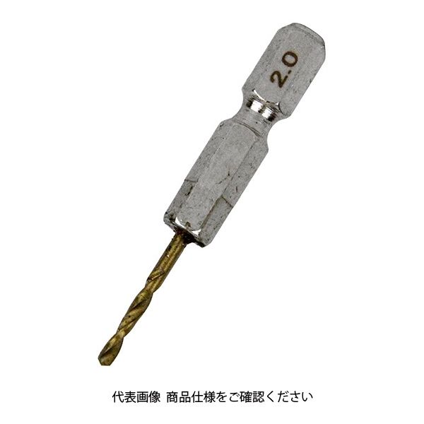 藤原産業 SK11 六角軸Tin鉄ドリル 極短 2.0mm 1セット(10個)（直送品）