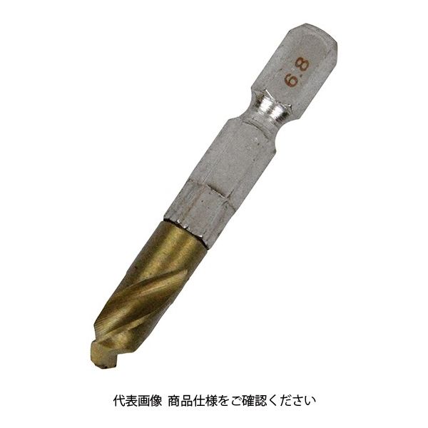 藤原産業 SK11 六角軸Tin鉄ドリル 極短 6.8mm 1セット(5個)（直送品）