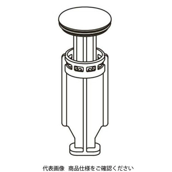 LIXIL 着脱排水栓(ヘアキャッチャー付) ポップアップ式排水金具 ワイヤータイプ Aー9891 A-9891 1個（直送品）