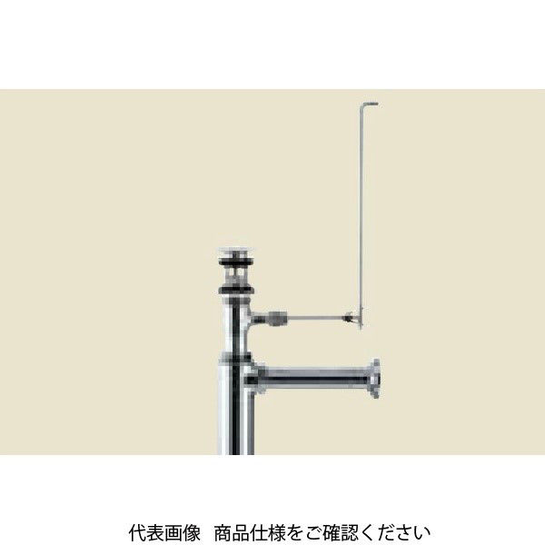 LIXIL 壁排水ボトルトラップ(排水口カバー付) Pトラップ 洗面器用(ポップアップ式) LFー706PAC LF-706PAC 1個（直送品）