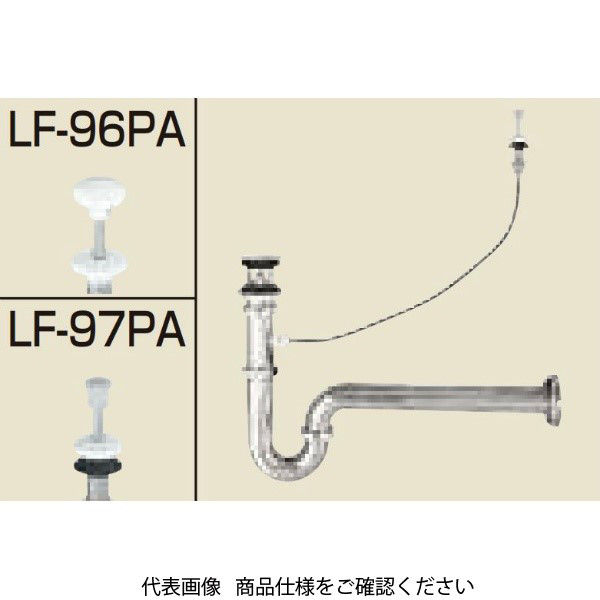LIXIL 壁排水Pトラップ 洗面器用(プッシュワンウェイ式) LFー97PA LF-97PA 1個（直送品）