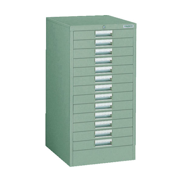 トラスコ中山 TRUSCO WVR型キャビネット 450X500XH880 引出13段 WVR-L13 1台(1個) 500-8387（直送品）