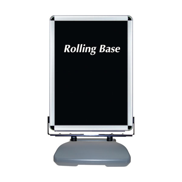 シンエイ ローリングベースPG44R B1サイズ パックシート付 シルバー RB-B1AGP 1台 453-0861（直送品）