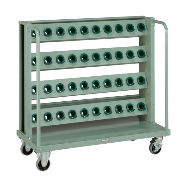 トラスコ中山 TRUSCO ツーリングワゴン BT・NT40兼用 4段 40個収納 ロック付 VTLW-410 1台 266-0903（直送品）