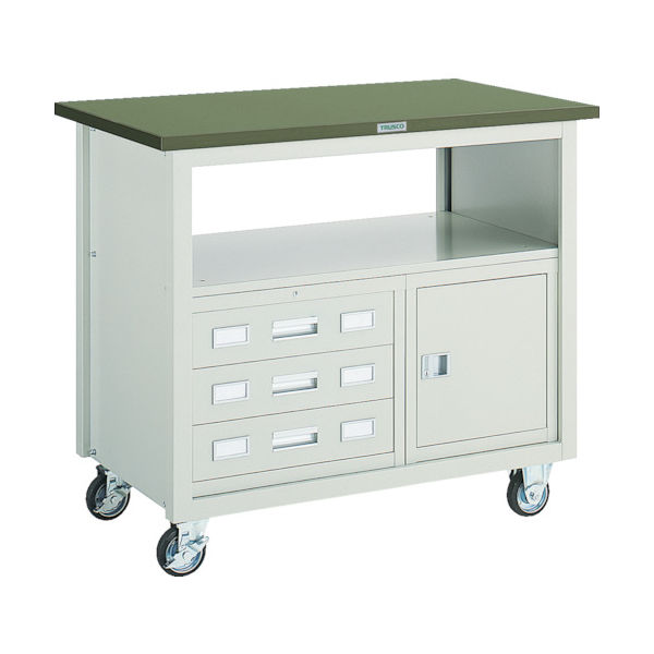 トラスコ中山 TRUSCO VD型引出付大型ツールワゴン 1010X600XH880 ネオグレー VD-202 NG 1台 512-3348（直送品）