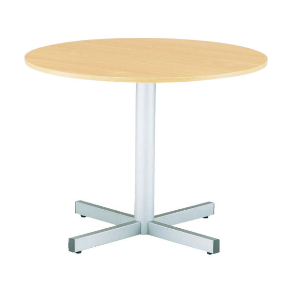 藤沢工業 TOKIO ラウンドテーブル ナチュラル RXN-750-NR 1台 493-2609（直送品）