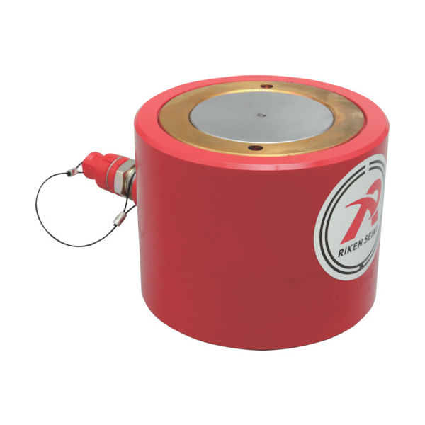 理研機器 RIKEN 単動式油圧シリンダー インチねじ ストローク50mm VCカプラ付 S3-50VC 1台 819-9907（直送品）