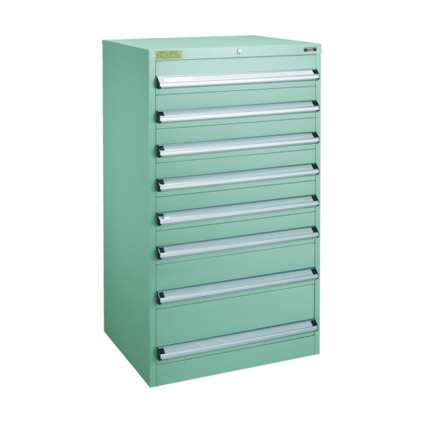 トラスコ中山 TRUSCO VE7S型中量キャビネット 700X550XH1200 引出8段 VE7S-1203 1台(1個)（直送品）