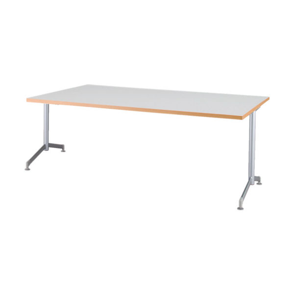 アイリスチトセ IRIS リフレッシュテーブル フーク T字脚 1800×750 ホワイト CFKTT1875G-W 1台 790-2263（直送品）