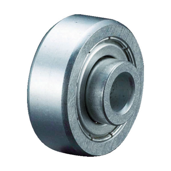 トラスコ中山 TRUSCO スチールホイール Φ25.4X9 削り出しベアリング V2509S-N 1個 461-1942（直送品）