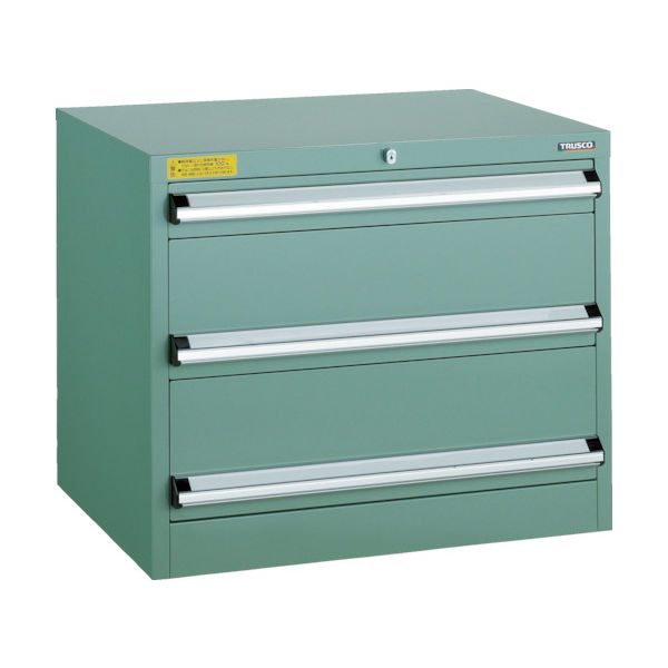 トラスコ中山 TRUSCO VE7S型中量キャビネット 700X550XH600 引出3段 VE7S-606 1台(1個) 479-1207（直送品）