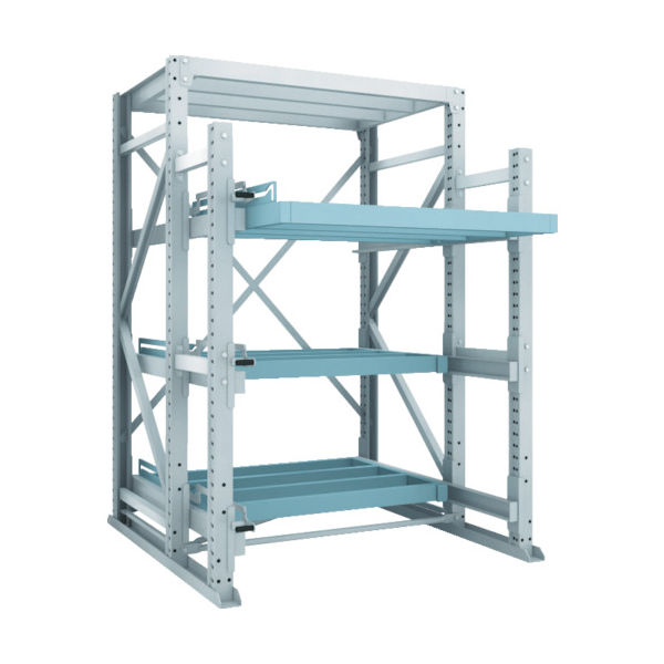 トラスコ中山 TRUSCO フルスライダーラック スライド4段 スチール板無し 単体 NSFS-24-4K 1台(1個) 286-9969（直送品）